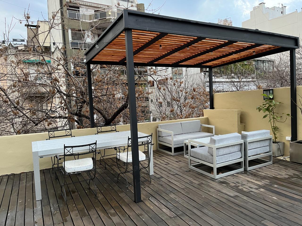 herreria pergolas de hierro y madera