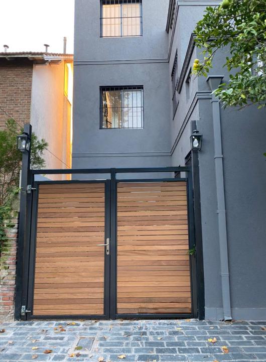 herreria pergolas de hierro y madera